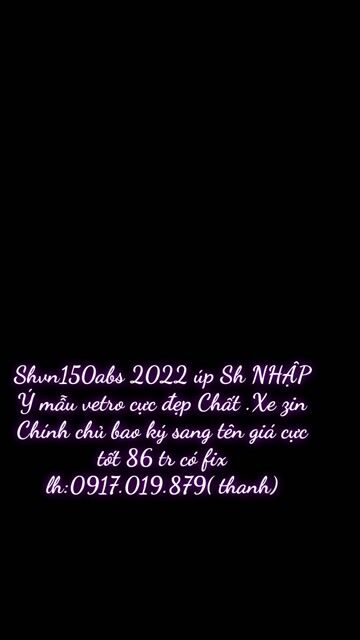 Honda SHVN 150 ABS 2022 Đen 8243 km. Mua bán Xe máy tại Thành phố Vũng Tàu Bà Rịa - Vũng Tàu được đăng bởi XE MÁY BẢO THANH  TPVŨNG TÀU hình 1