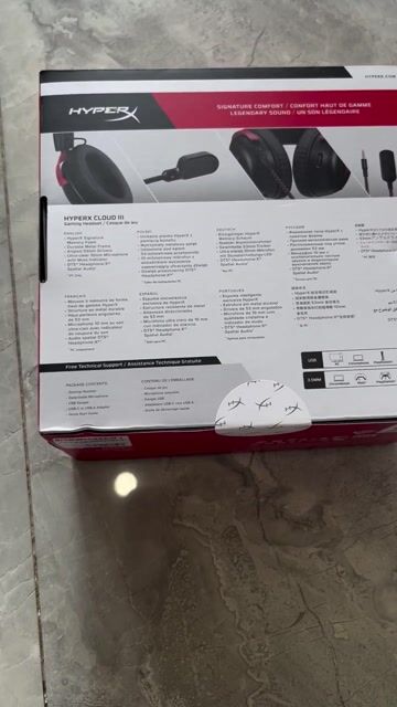 Tai nghe gaming HyperX Cloud III Đen/Đỏ. Mua bán Tivi, Âm thanh tại Thành phố Thủ Đức Tp Hồ Chí Minh được đăng bởi phạm Khánh hoà hình 1