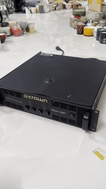Cục đẩy Crown CSLx4 1200 Plus Đen. Mua bán Tivi, Âm thanh tại Huyện Hóc Môn Tp Hồ Chí Minh được đăng bởi Trung hình 1
