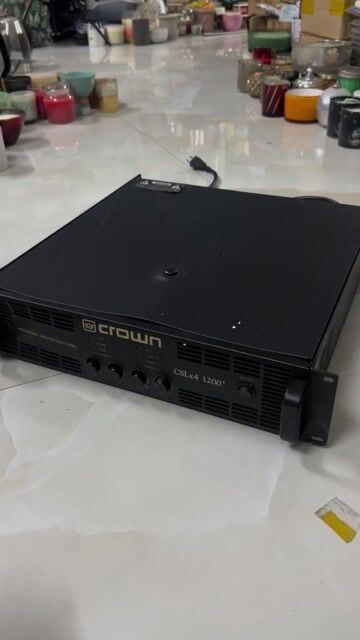 Cục đẩy Crown CSLx4 1200 Plus Đen. Mua bán Tivi, Âm thanh tại Huyện Hóc Môn Tp Hồ Chí Minh được đăng bởi Trung hình 1