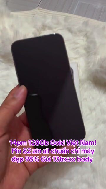 Apple iPhone 14 Pro Max 128GB Vàng 98% mã VN pin82. Mua bán Điện thoại tại Thành phố Mỹ Tho Tiền Giang được đăng bởi LH Max Dilys hình 1