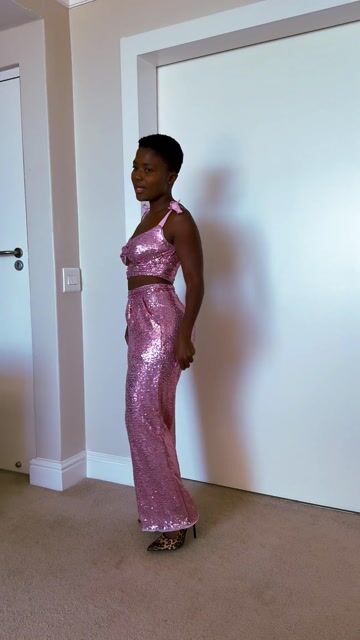 Desert Rose Sequin Set