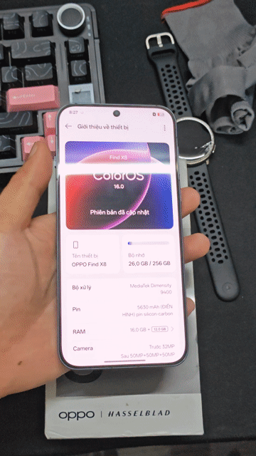 Oppo Find X8 256GB Xám. Mua bán Điện thoại tại Quận Hải Châu Đà Nẵng được đăng bởi phuc nguyen hình 1