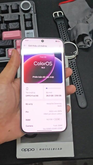 Oppo Find X8 256GB Xám. Mua bán Điện thoại tại Quận Hải Châu Đà Nẵng được đăng bởi phuc nguyen hình 1