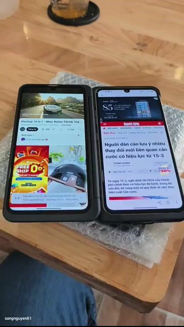 LG V60 5G 128GB Đen. Mua bán Điện thoại tại Thành phố Thuận An Bình Dương được đăng bởi SMARTPHONE ĐAM MÊ  hình 1