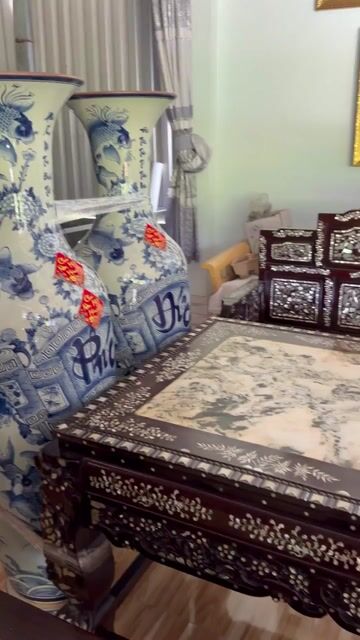 Bộ bàn ghế gỗ khảm ốc cổ điển. Mua bán Bàn ghế tại Thị xã Gò Công Tiền Giang được đăng bởi Đức Trọng hình 1