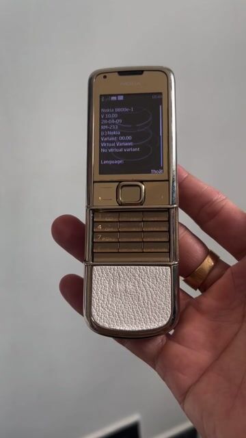 Nokia 8800e-1 Gold máy full chức năng. Mua bán Điện thoại tại Quận 8 Tp Hồ Chí Minh được đăng bởi Thanh Đỗ hình 1