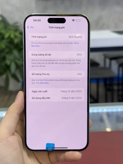 iPhone 15 Pro Max 256GB Titan 99%. Mua bán Điện thoại tại Thành phố Thủ Dầu Một Bình Dương được đăng bởi Phong Le hình 1