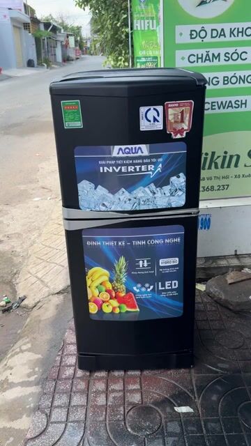 Tủ lạnh Aqua 110L Đen. Mua bán Tủ lạnh tại Huyện Hóc Môn Tp Hồ Chí Minh được đăng bởi Linh Tran hình 1