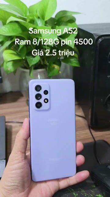 Samsung A52 128GB màn zin còn Vân tay màn, Face ID. Mua bán Điện thoại tại Quận Hà Đông Hà Nội được đăng bởi Shop Điện Thoại Cũ Zin hình 1