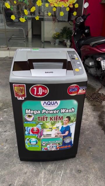 Máy giặt Sanyo Aqua 7.0kg Đen, Xám. Mua bán Máy giặt tại Quận Bình Tân Tp Hồ Chí Minh được đăng bởi Điện Lạnh Gia Việt  hình 1