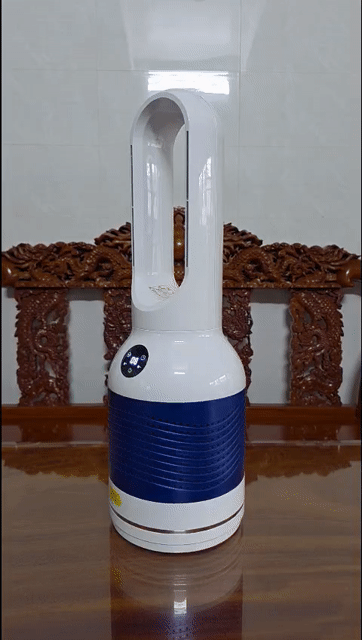 Quạt không cánh Nhật Bản 2in1 Trắng, Xanh. Mua bán Quạt tại Thị xã Tân Châu An Giang được đăng bởi Tuyền chuyên hàng nhật hình 1
