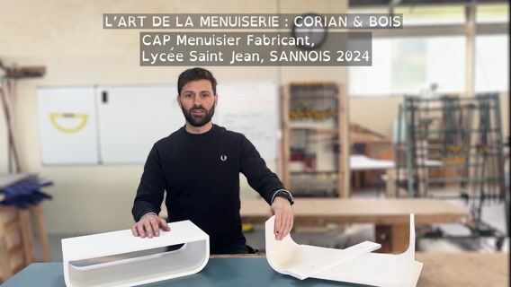 L'art de la menuiserie : Corian et Bois