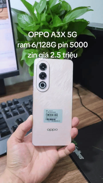 OPPO A3X 5G 128GB Hồng, máy zin nguyên cây. Mua bán Điện thoại tại Quận Hà Đông Hà Nội được đăng bởi Shop Điện Thoại Cũ Zin hình 1