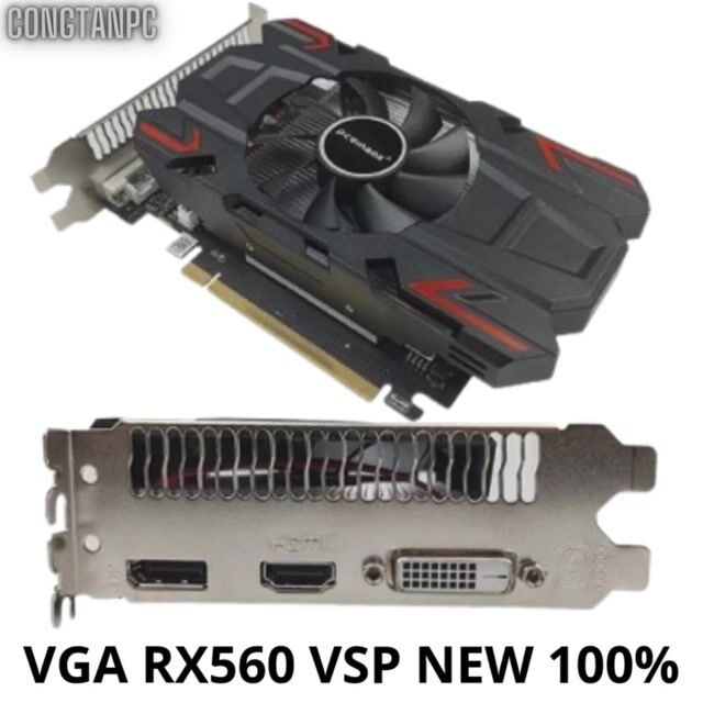 VGA RX560 new 100% BH 3 năm giá chỉ 1.580K/c (SL)