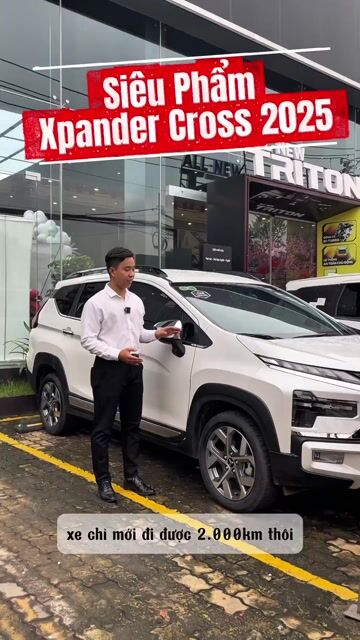 Mitsubishi Xpander Cross 2025  - 2105 km màu Trắng. Mua bán Ô tô tại Quận Tân Bình Tp Hồ Chí Minh được đăng bởi MITSUBISHI TRƯỜNG CHINH đại lý chính hãng hình 1