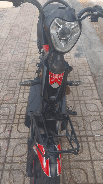 Xe đạp điện Osakar màu đỏ Đen. Mua bán Xe đạp tại Thành phố Thủ Đức Tp Hồ Chí Minh được đăng bởi lan anh hình 1