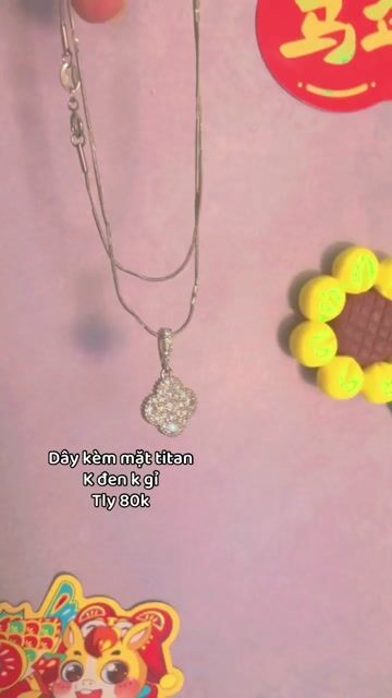 Dây chuyền nữ Titan màu Bạc. Mua bán Phụ kiện thời trang khác tại Thành phố Bà Rịa Bà Rịa - Vũng Tàu được đăng bởi Pass đồ cá nhân hình 1