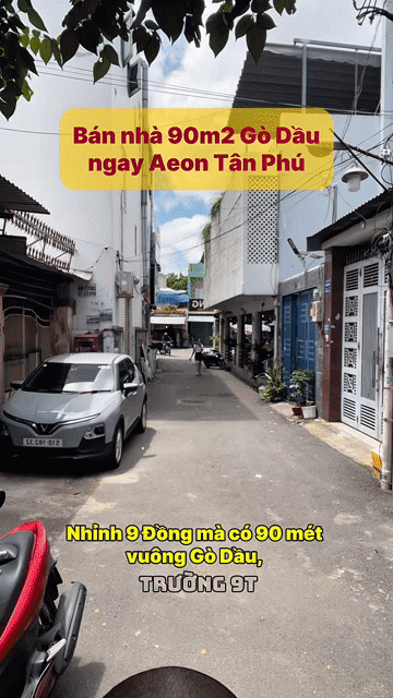 Mua bán Nhà ở Quận Tân Phú Tp Hồ Chí Minh diện tích 90 m² giá 9,39 tỷ