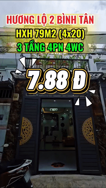 Mua bán Nhà ở Quận Bình Tân Tp Hồ Chí Minh diện tích 79 m² giá 7,8 tỷ