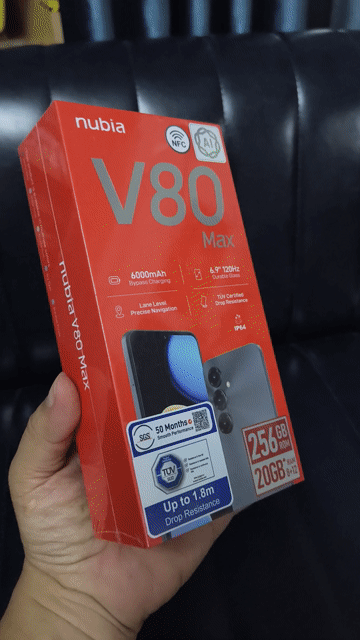 Nubia V80 Max ram20/256GB new sieu bh 18thang. Mua bán Điện thoại tại Quận 1 Tp Hồ Chí Minh được đăng bởi trùm giá rẻ hình 1