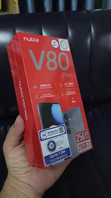 Nubia V80 Max ram20/256GB new sieu bh 18thang. Mua bán Điện thoại tại Quận 1 Tp Hồ Chí Minh được đăng bởi trùm giá rẻ hình 1