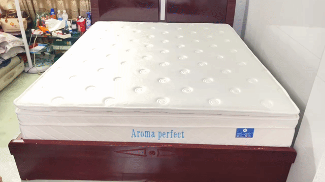 Nệm lò xo Aroma Perfect 1m6x2m Trắng. Mua bán Giường, chăn ga gối nệm tại Thành phố Cà Mau Cà Mau được đăng bởi Nệm Giá Kho Cà Mau hình 1