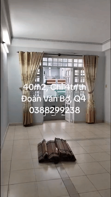 Cho thuê Phòng trọ Quận 4 Tp Hồ Chí Minh diện tích 40 m² giá 4 triệu/tháng