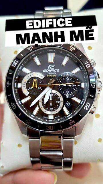 Đồng hồ CASIO EDIFICE EFV-570D-1A Nam Size 43.8mm. Mua bán Đồng hồ tại Thành phố Vũng Tàu Bà Rịa - Vũng Tàu được đăng bởi Đồng Hồ Vũng Tàu hình 1