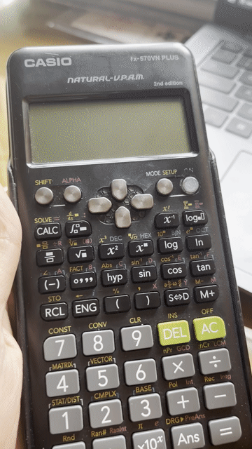 Máy tính Casio fx-570VN PLUS Đen. Mua bán Đồ dùng văn phòng tại Quận Tây Hồ Hà Nội được đăng bởi Hoàng Kỳ Duyên hình 1