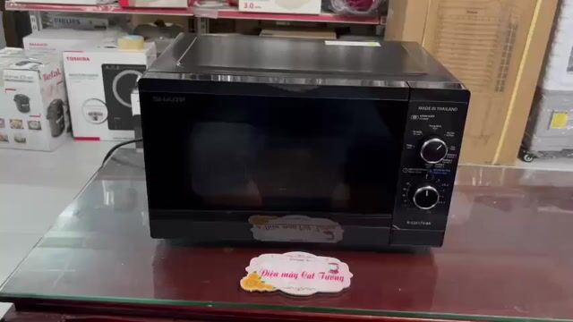 Lò vi sóng Sharp R-G251TV-BK 25 lít. Mua bán Bếp, lò, đồ điện nhà bếp tại Huyện Bình Chánh Tp Hồ Chí Minh được đăng bởi Điện Máy Cát Tường hình 1
