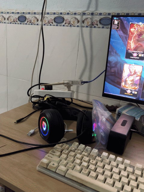 pc choi LoL  RX 580 16GB 471GB + màn 24. Mua bán Máy tính để bàn tại Huyện Hớn Quản Bình Phước được đăng bởi Trương Bảo Minh hình 1