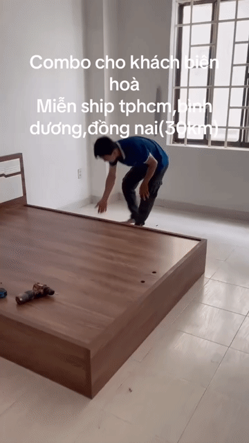 GIƯỜNG GỖ CÔNG NGHIỆP MDF 1M8 2M CÓ 2 HỘP KÉO . Mua bán Giường, chăn ga gối nệm tại Thành phố Biên Hòa Đồng Nai được đăng bởi Tủ nhựa đài loan hoàng quân hình 1