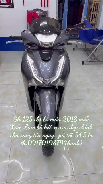Honda SH 125 CBS 2018 Xám Lambo. Mua bán Xe máy tại Thành phố Vũng Tàu Bà Rịa - Vũng Tàu được đăng bởi XE MÁY BẢO THANH  TPVŨNG TÀU hình 1
