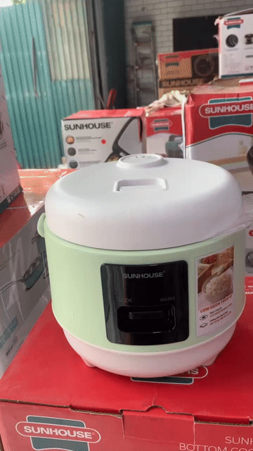 Nồi cơm điện mini Sunhouse SHD8200 Xanh lá. Mua bán Bếp, lò, đồ điện nhà bếp tại Quận Hà Đông Hà Nội được đăng bởi Điện Máy Dũng Phượng hình 1