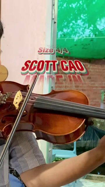 Đàn Violin SCOTT CAO 4/4 Vân gỗ. Mua bán Nhạc cụ tại Huyện Châu Đức Bà Rịa - Vũng Tàu được đăng bởi Duy Nguyen hình 1