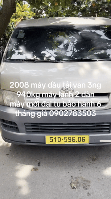 Toyota Hiace 2008 máy dầu 3ng 940kg. Mua bán Ô tô tại Quận Bình Tân Tp Hồ Chí Minh được đăng bởi ô tô lên trần văn hình 1
