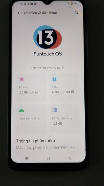 Vivo Y21s 6GB/128GB Trắng. Mua bán Điện thoại tại Thành phố Cam Ranh Khánh Hòa được đăng bởi Phượng Võ hình 1