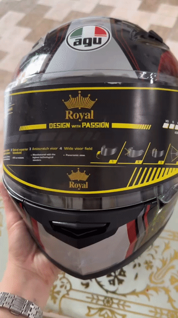 nón bảo hiểm AGV. Mua bán Phụ tùng xe tại Thị xã Phú Mỹ Bà Rịa - Vũng Tàu được đăng bởi Thành Võ hình 1