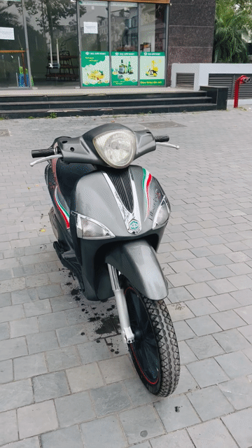 Piaggio Liberty 125 3v ie S Ghi xám Biển HN 2018. Mua bán Xe máy tại Quận Cầu Giấy Hà Nội được đăng bởi Thanh Tuyền hình 1