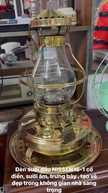 Đèn sưởi dầu NISSEN IS-1 Vàng đồng. Mua bán Nội thất, đồ gia dụng khác tại Thành phố Hải Dương Hải Dương được đăng bởi hồ văn út  hình 1