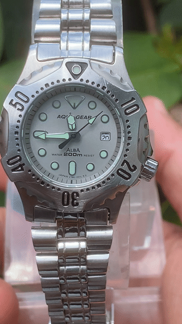Đồng hồ Seiko Alba Kim loại 200m. Mua bán Đồng hồ tại Thành phố Cao Lãnh Đồng Tháp được đăng bởi Mua va Bán hình 1