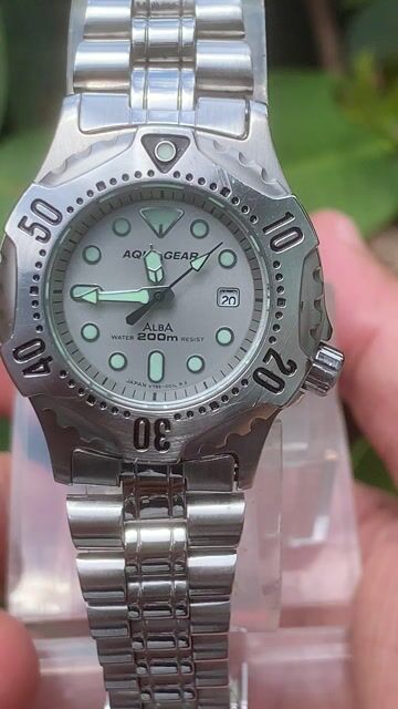 Đồng hồ Seiko Alba Kim loại 200m. Mua bán Đồng hồ tại Thành phố Cao Lãnh Đồng Tháp được đăng bởi Mua va Bán hình 1