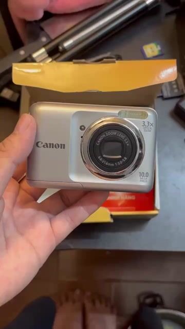 Máy ảnh Canon PowerShot A800 Bạc mới 100%. Mua bán Máy ảnh, Máy quay tại Quận Hoàng Mai Hà Nội được đăng bởi trần xuân lương hình 1