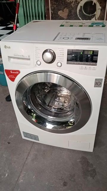 Máy giặt LG 8kg Inverter Trắng. Mua bán Máy giặt tại Quận Tân Phú Tp Hồ Chí Minh được đăng bởi Điện Tử Quách Điêu hình 1