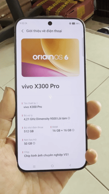 Vivo X300 Pro 512GB Xám. Mua bán Điện thoại tại Thị xã Bến Cát Bình Dương được đăng bởi nam hưng hình 1