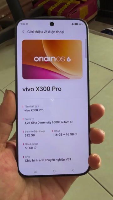 Vivo X300 Pro 512GB Xám. Mua bán Điện thoại tại Thị xã Bến Cát Bình Dương được đăng bởi nam hưng hình 1