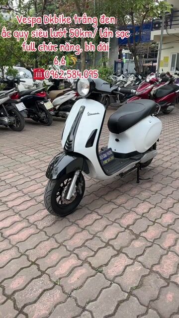 Vespa trắng ắc quy 2025 bao khoẻ. Mua bán Xe điện tại Quận Bắc Từ Liêm Hà Nội được đăng bởi Xe điện Bình Phương hình 1