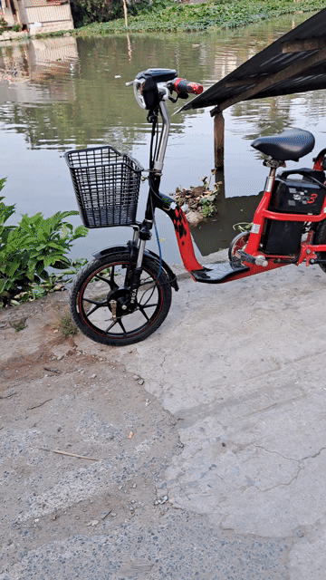 Xe đạp điện Pega màu Đỏ. Mua bán Xe đạp tại Quận Ninh Kiều Cần Thơ được đăng bởi Hòa  hình 1
