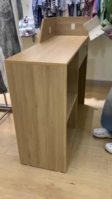 Quầy thu ngân Gỗ MDF lõi xanh chống ẩm . Mua bán Đồ dùng văn phòng tại Quận Cẩm Lệ Đà Nẵng được đăng bởi Nội Thất Trần Dung  hình 1